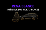 Renaissance intérieur SUV 4x4 / 7 Places